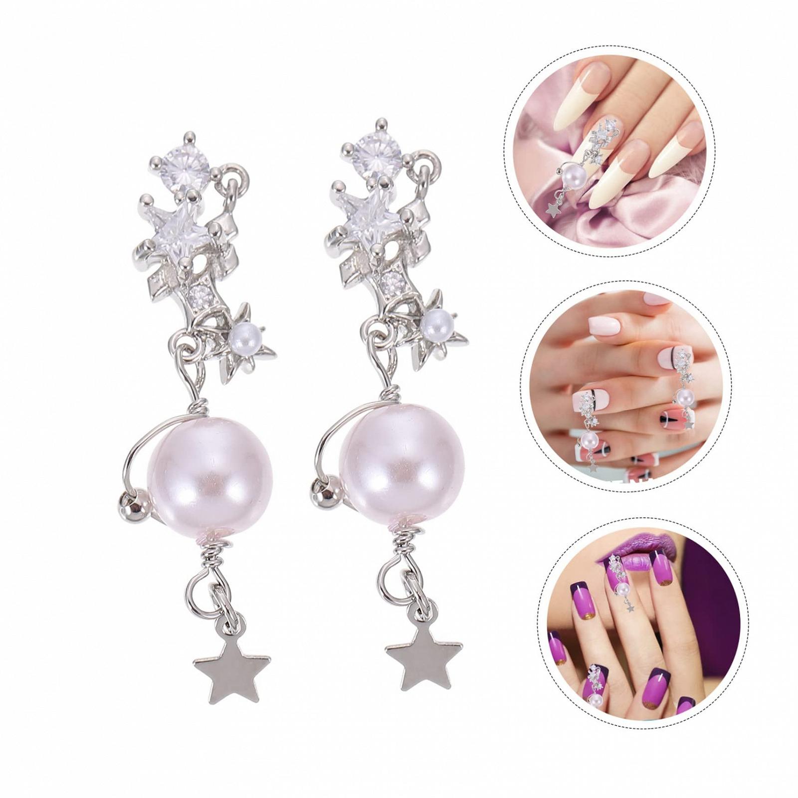 Аксессуары для ногтей FRCOLOR 2 шт Цепочки с жемчугом и золотыми стразами для маникюра, украшения для ногтей, металлические цепочки, фото №6 Аксессуары для ногтей FRCOLOR 2 шт Цепочки с жемчугом и золотыми стразами для маникюра, украшения для ногтей, металлические цепочки, фото №6