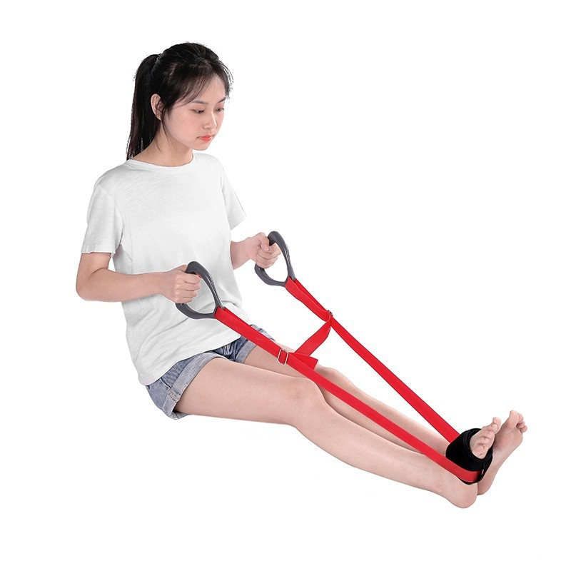 Еластичний тренувальний пояс для розтягування ніг реабілітація інсульту Lesko 150 см Червоний (10761-58269), фото №7 Еластичний тренувальний пояс для розтягування ніг реабілітація інсульту Lesko 150 см Червоний (10761-58269), фото №7