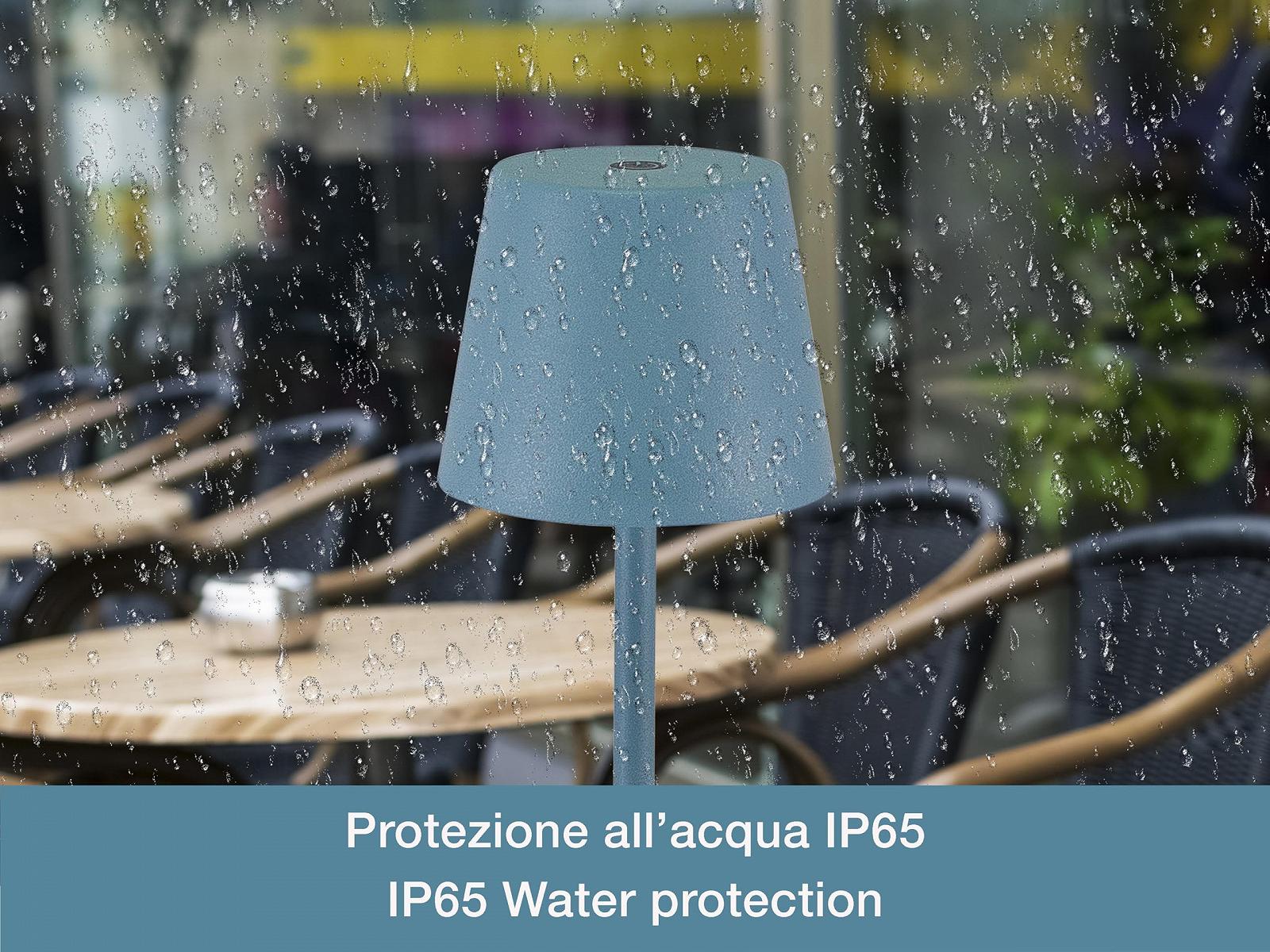 Настільна лампа BEPER P207ILI200 акумуляторна бездротова LED регульована інтенсивність до 12 год USB Type-C у комплекті, фото №5