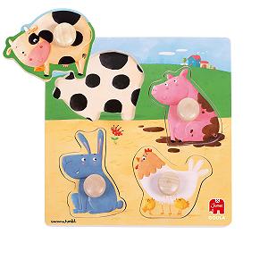 Пазл Goula Farm Animals деревянный - Фото 1