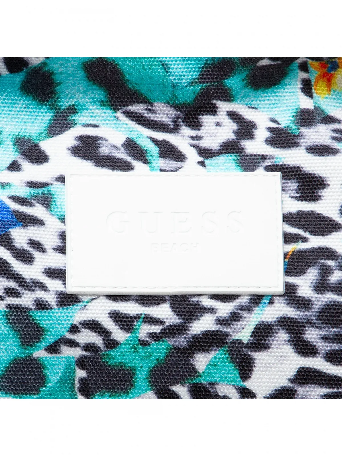 Пляжная сумка GUESS с принтом на холсте / Разноцветная, фото №4