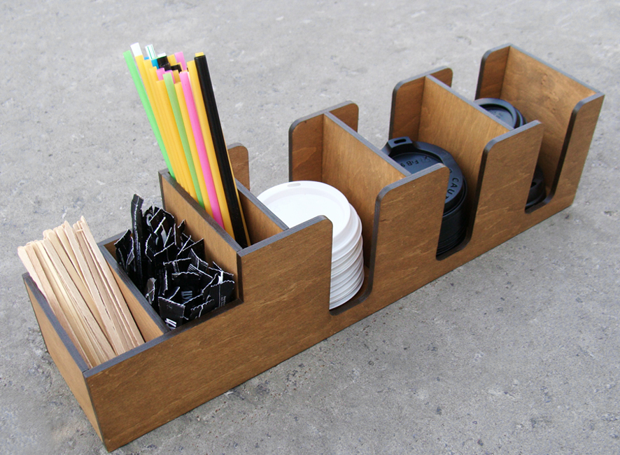 Барные органайзеры Era Creative Wood "Крышечки Плюс" цвет ОРЕХ, фото №2