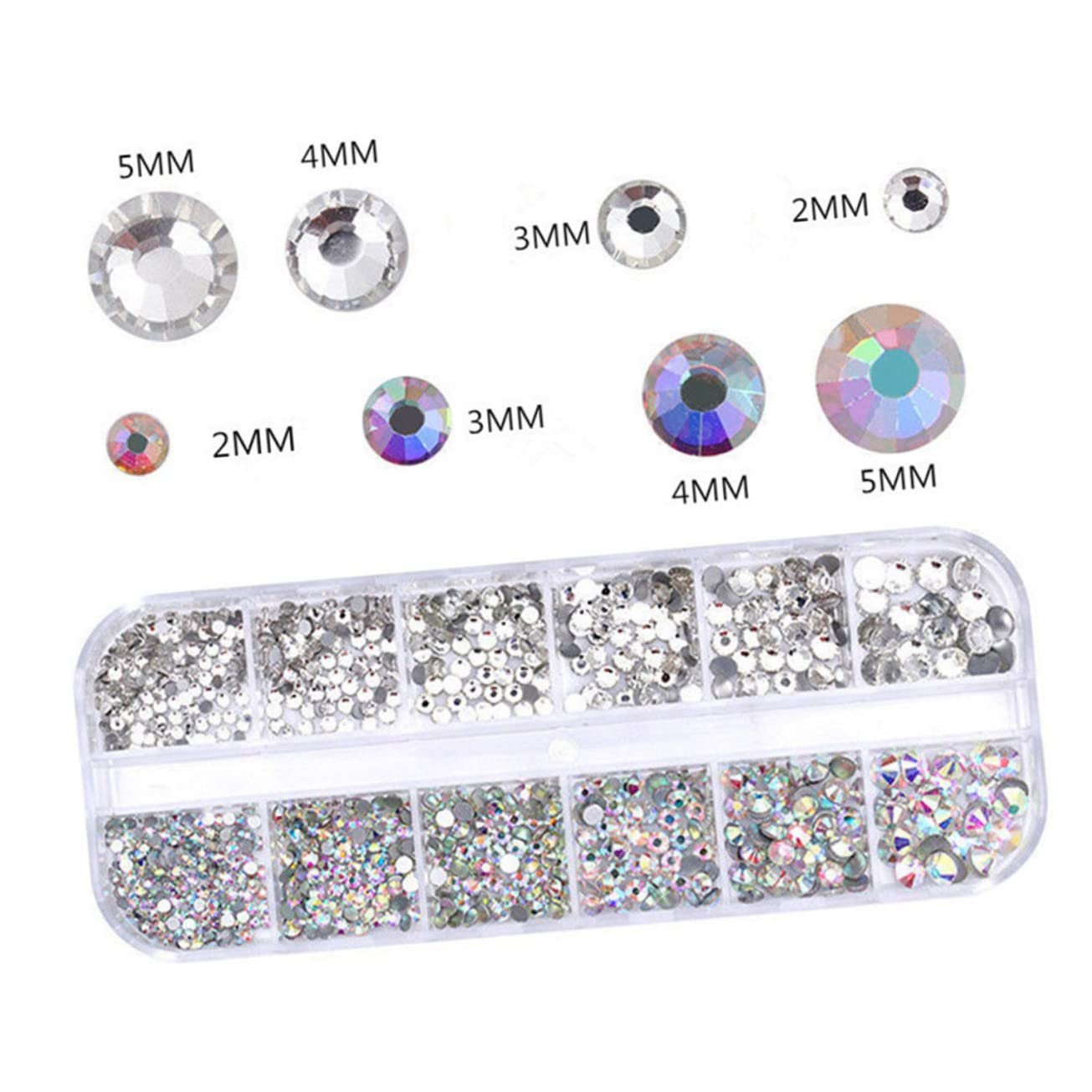 Стрази Типу Кінське Око Healvian 12 Multicoloured 350 штук, фото №9 Стрази Типу Кінське Око Healvian 12 Multicoloured 350 штук, фото №9