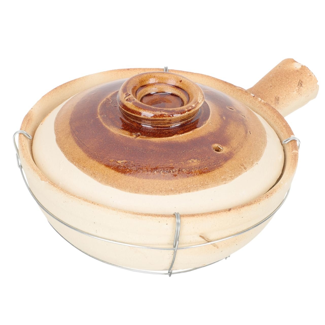 Горщик для приготування UKCOCO глиняний 0,8 л з ручкою традиційного випалу, фото №1 Горщик для приготування UKCOCO глиняний 0,8 л з ручкою традиційного випалу, фото №1