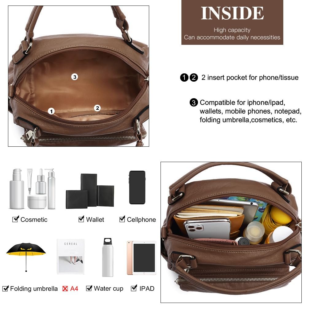 Сумка жіноча Miss Lulu, кросбоді, модель Боулер, з ручкою, фото №4