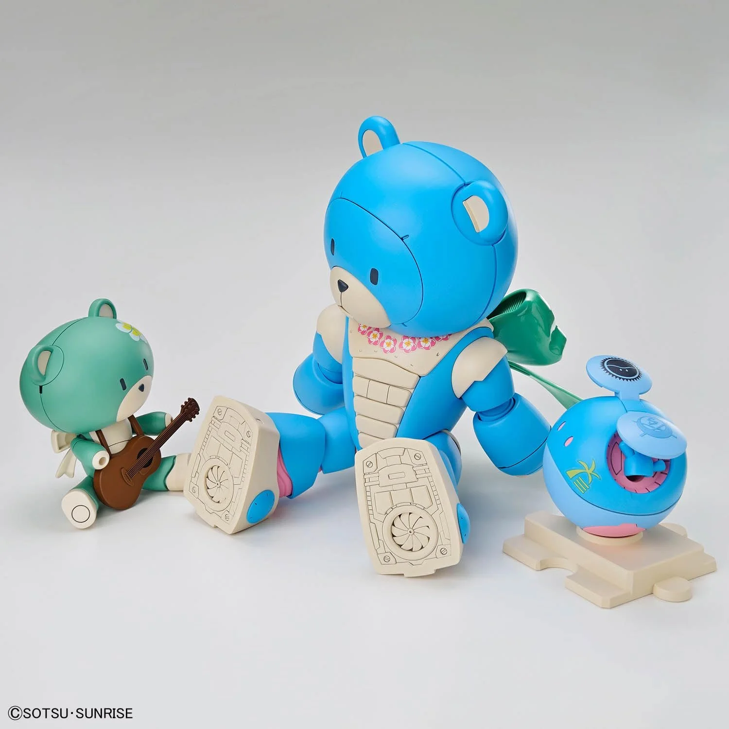 Набор для моделирования Bandai Hobby Gundam Gunpla HG 1/144 09 Bearguy Ohana & Aloharo Set 13 см, фото №21
