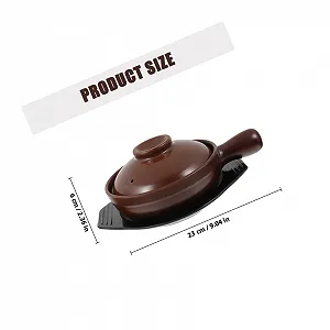 Кастрюля керамическая термостойкая с ручкой и подставкой synthetic.ua - Фото 1