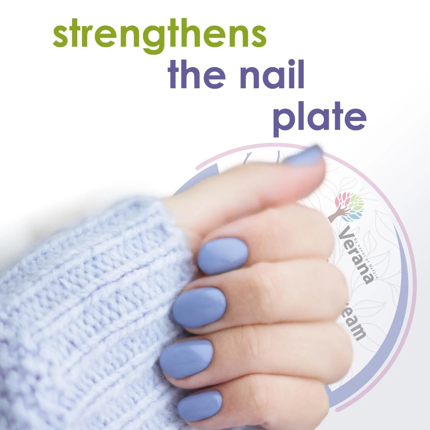 Крем для рук Verana с экстрактами цветочной пыльцы и подорожника увлажняет, питает, защищает кожу рук, укрепляет ногтевую пластину и кутикулу, 200 г (тиаре), фото №5