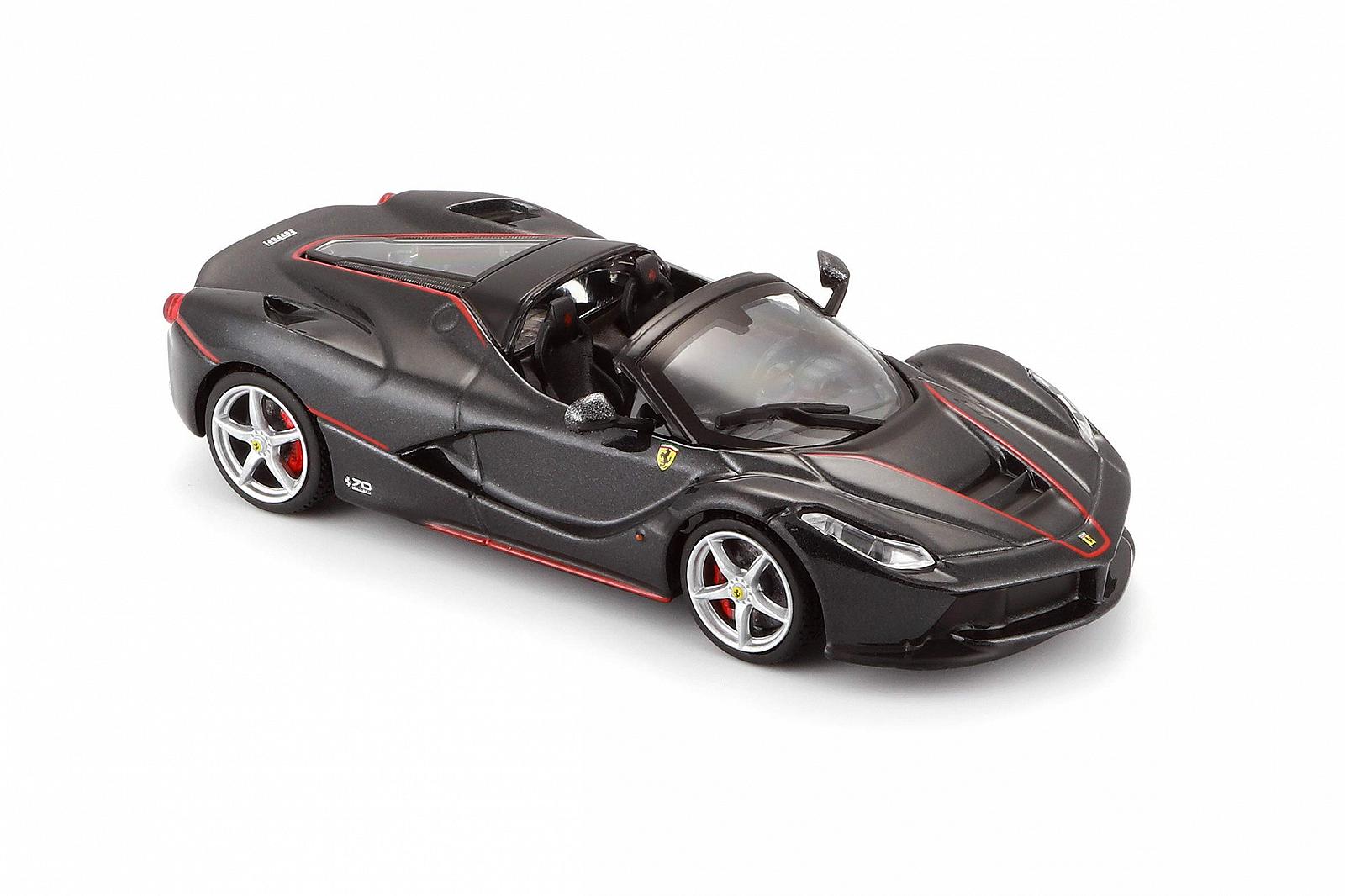 Bburago 1:43 Ferrari LaFerrari Aperta Black, фото №4