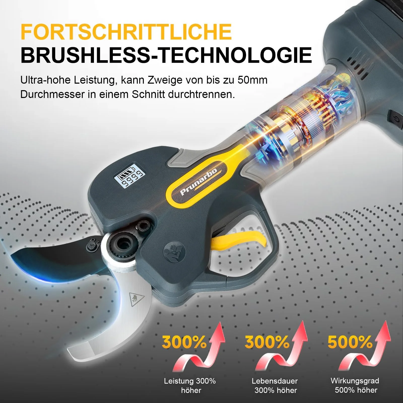 Секатори Prunarbo Cordless PR-E50-Set, фото №8