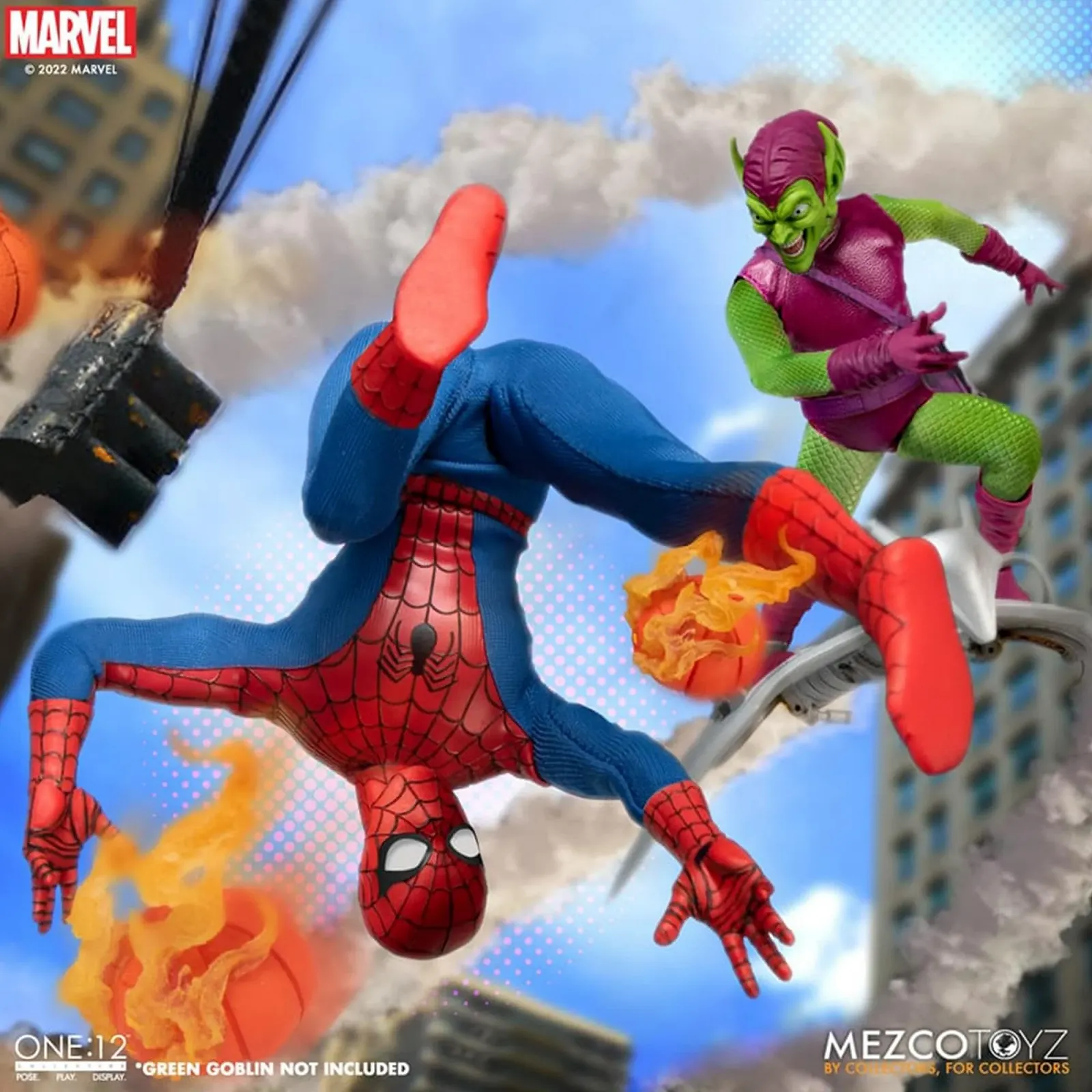 Колекційна фігурка Mezco One:12 Deluxe Edition The Amazing Spider-Man деталізована пластикова, фото №3