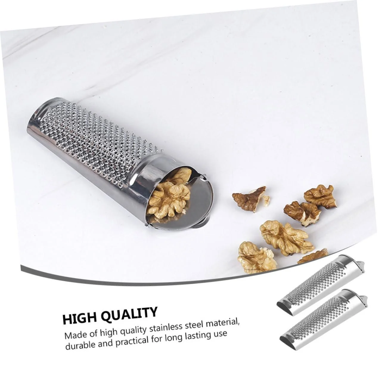 Терка VALICLUD 2 шт. Подрібнювач імбиру з нержавіючої сталі з петлею для підвішування, фото №4 Терка VALICLUD 2 шт. Подрібнювач імбиру з нержавіючої сталі з петлею для підвішування, фото №4