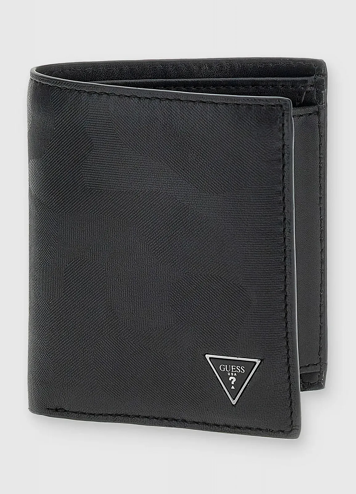 Мужской кошелек GUESS Genuine Leather Black, фото №1