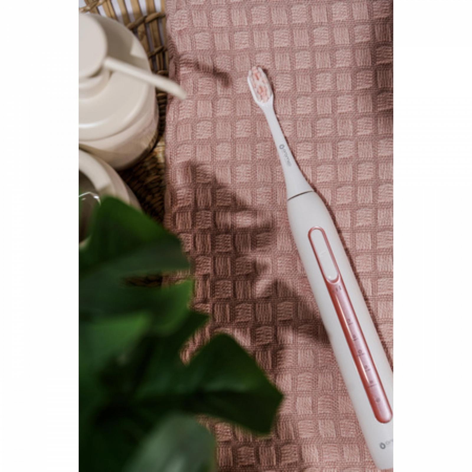 Електрична звукова зубна щітка Oromed Oro Smile 5 режимів Pink, фото №7