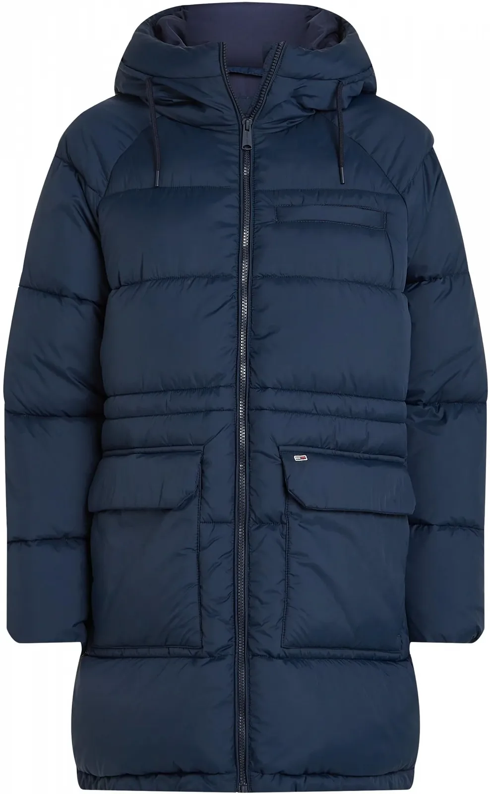 Пуховик Tommy Jeans Midi Puffer з капюшоном, фото №5 Пуховик Tommy Jeans Midi Puffer з капюшоном, фото №5
