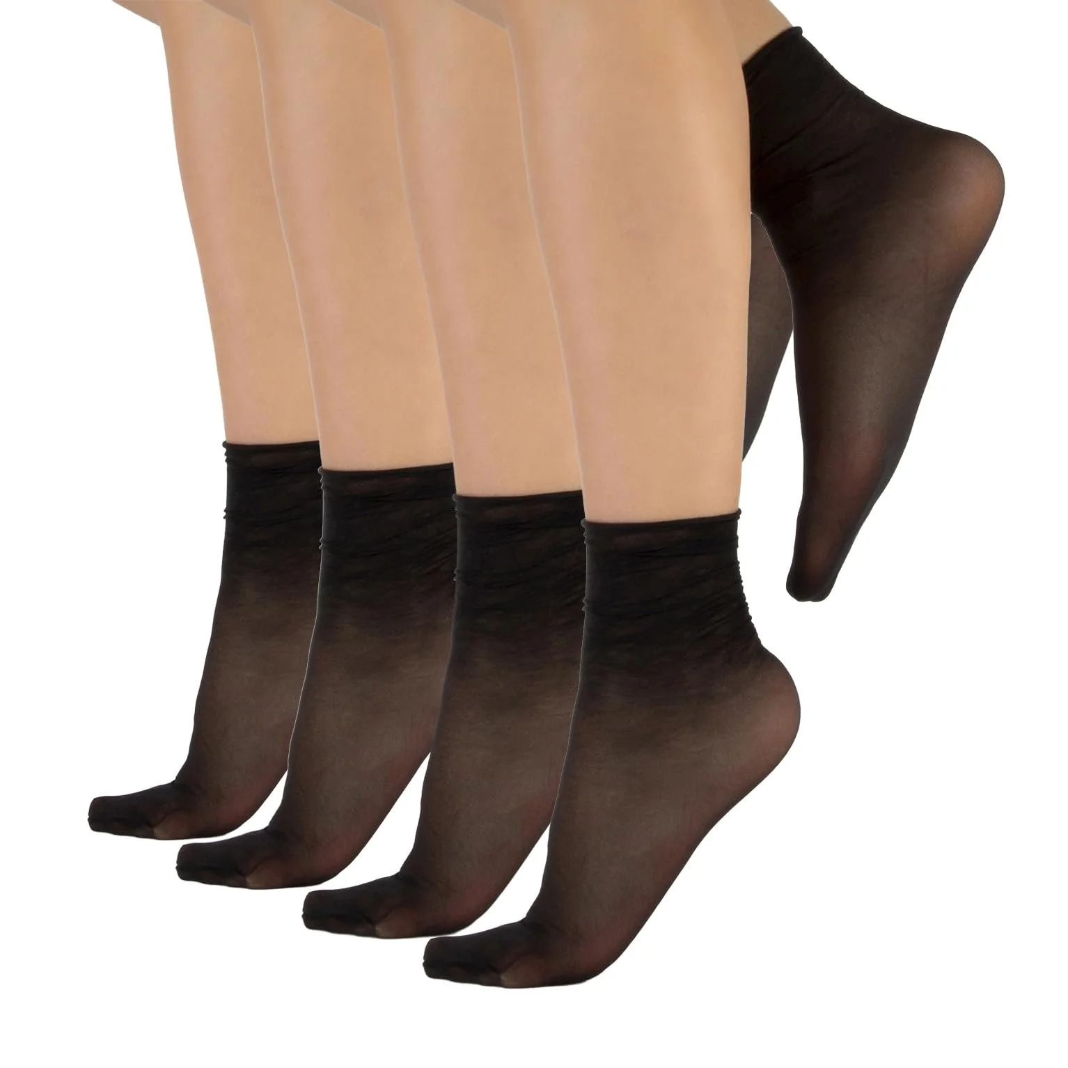 Шкарпетки жіночі SHEER POP 20 DEN чорні (4 пари), фото №1