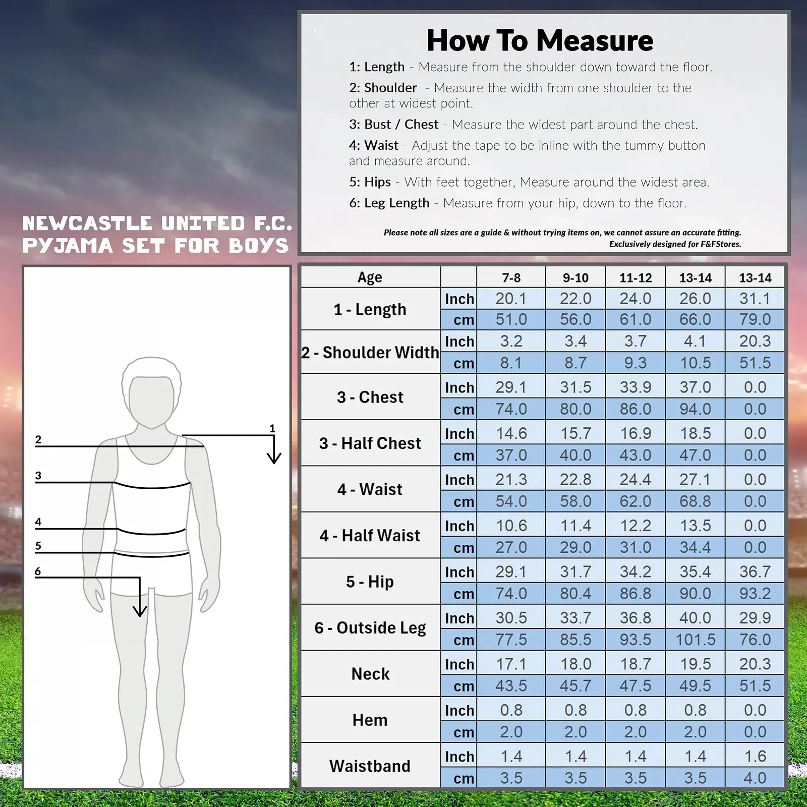 Комплект пижамы для мальчиков-подростков NEWCASTLE UNITED F.C., фото №6 Комплект пижамы для мальчиков-подростков NEWCASTLE UNITED F.C., фото №6