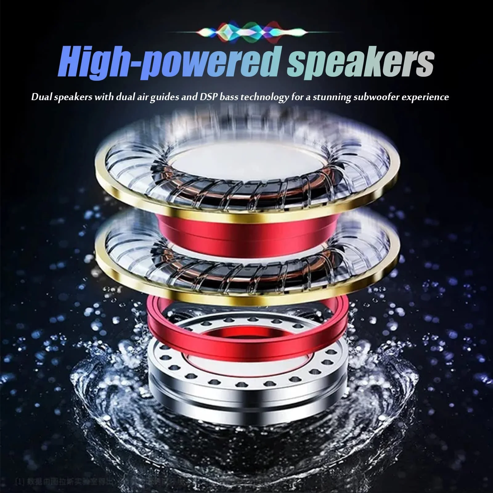 Портативний USB саундбар Soundbar Speaker Білий, фото №5