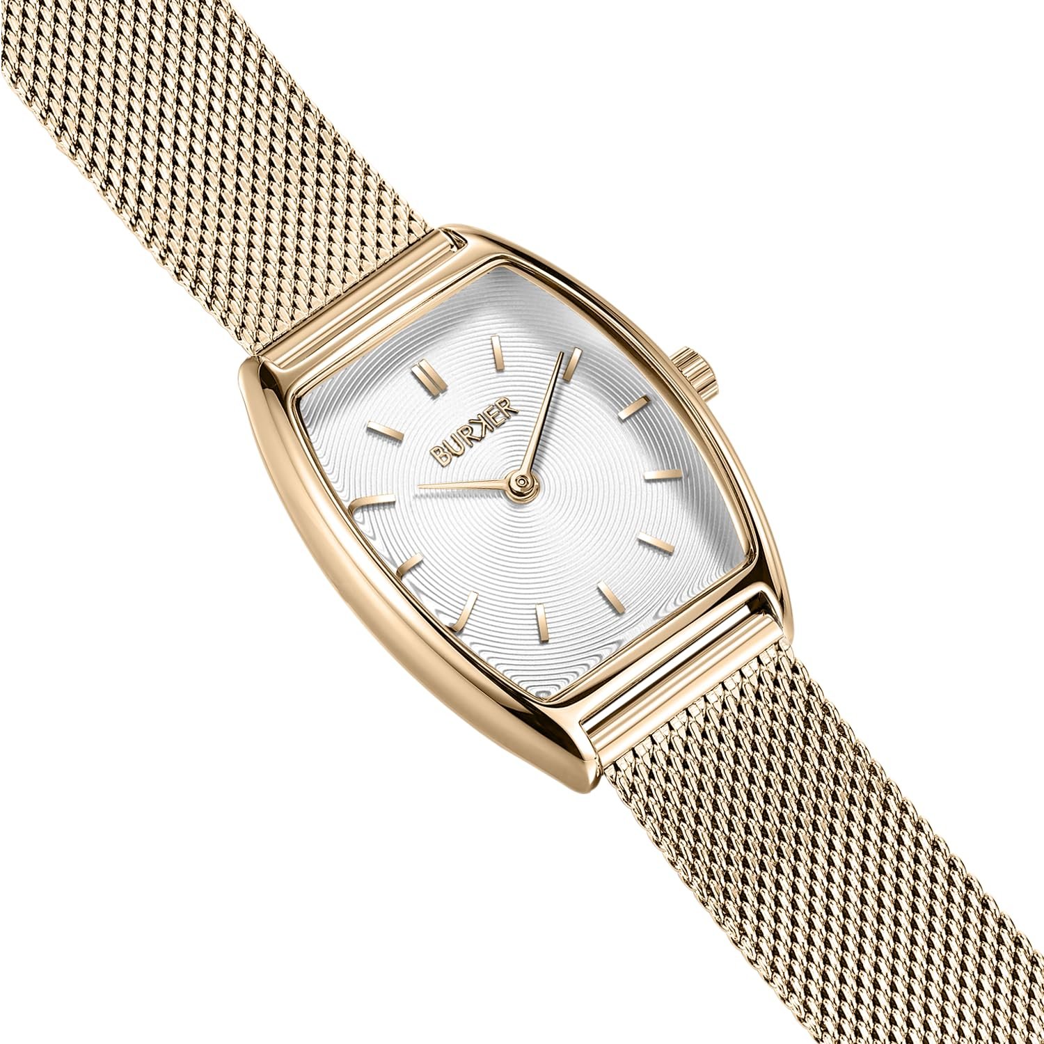 Женские часы BURKER Grace Овальные Аналоговые Кварцевые 25 мм Золотой Белый, фото №2 Женские часы BURKER Grace Овальные Аналоговые Кварцевые 25 мм Золотой Белый, фото №2