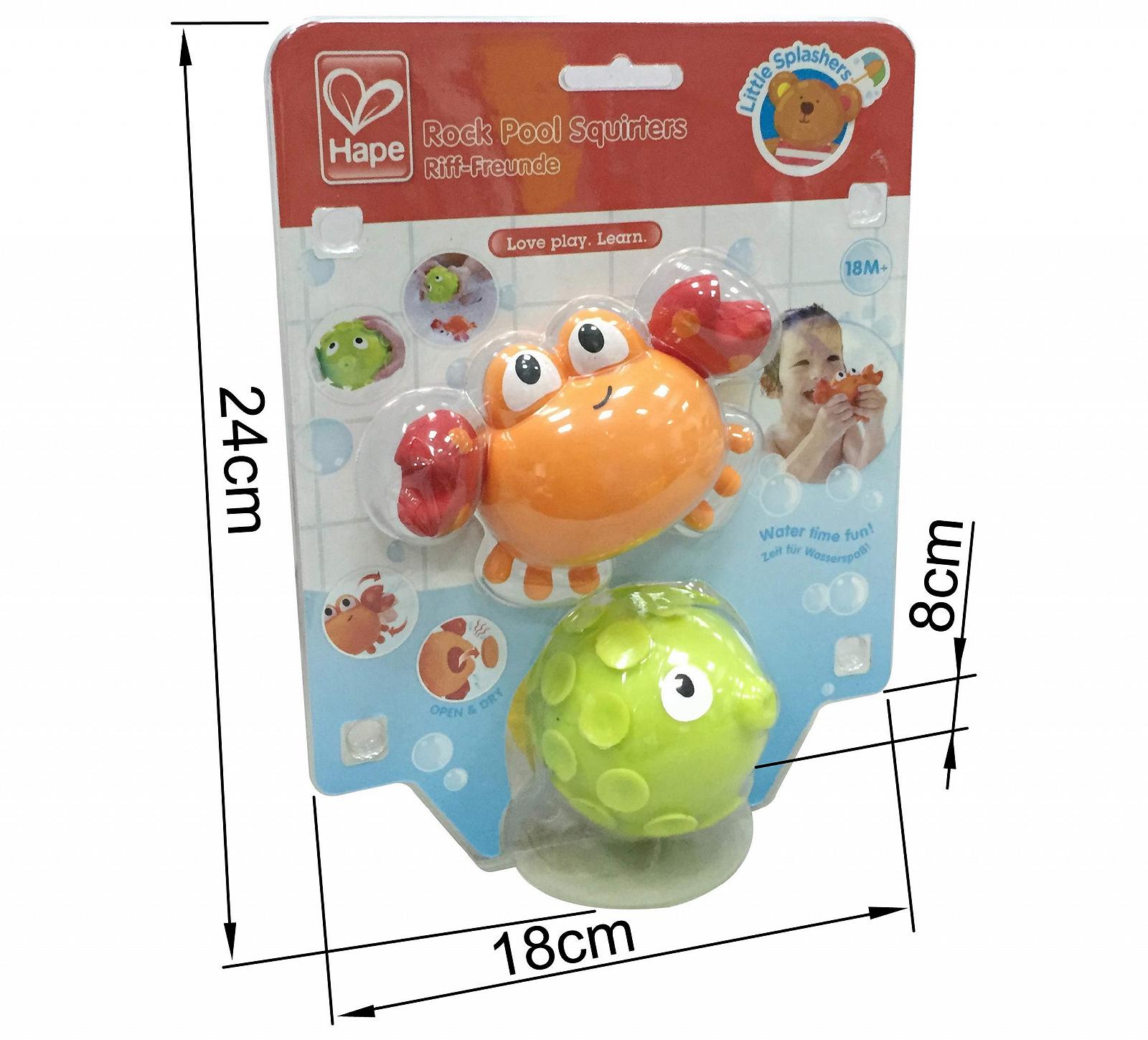 Іграшка для ванни Hape Rock Pool Squirters E0208 Різнокольоровий, Один розмір, фото №3