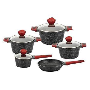 Набор кастрюль Benson BN-338 Чешуя - Фото 1