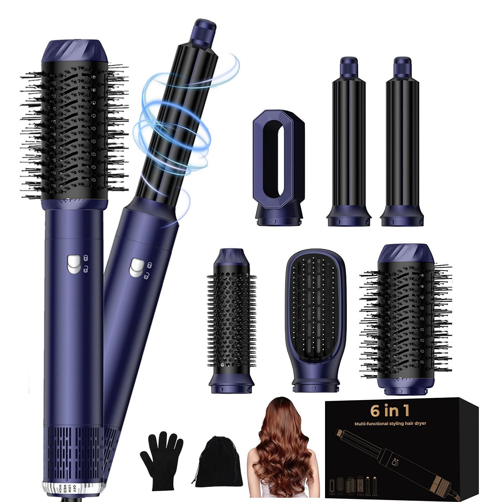 Фен-стайлер Pro Airstyler 6-in-1 1000 Вт з насадками для завивки та іонізацією, фото №1 Фен-стайлер Pro Airstyler 6-in-1 1000 Вт з насадками для завивки та іонізацією, фото №1