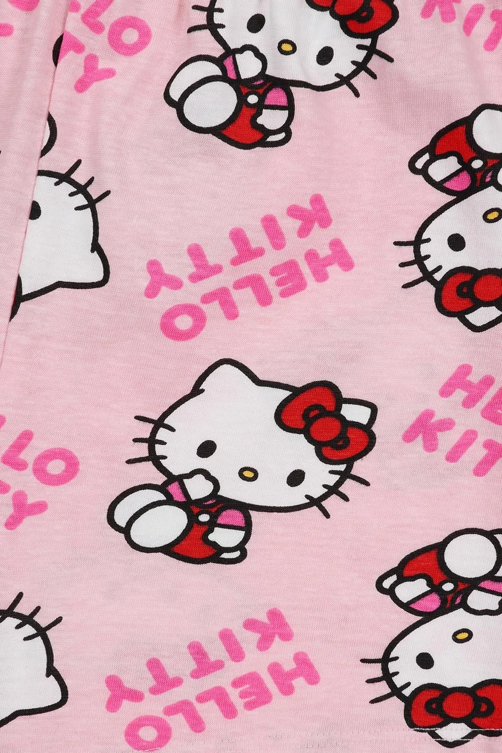 Комплект піжами для дівчат Hello Kitty Шорти, фото №5 Комплект піжами для дівчат Hello Kitty Шорти, фото №5