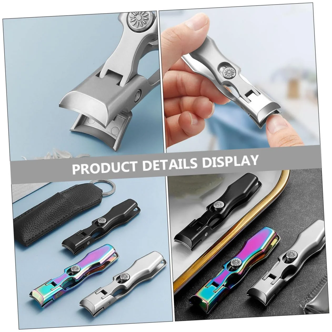 Кусачки для ногтей PACKOVE с тонким дизайном для пальцев рук и ног, портативный инструмент для маникюра и педикюра, фото №3