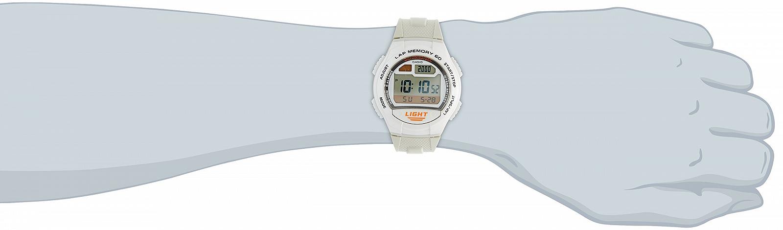 Годинник Casio W734-7AV Чоловічий Бежевий Гума Кварц Циферблат Цифровий, фото №4