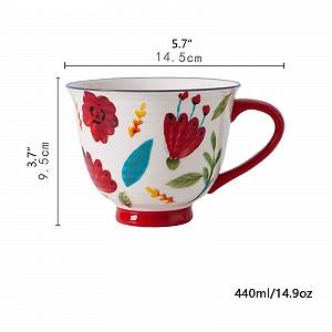 Кухоль порцеляновий 14,9 унцій Колір: B, Розмір: B synthetic.ua - Фото 1