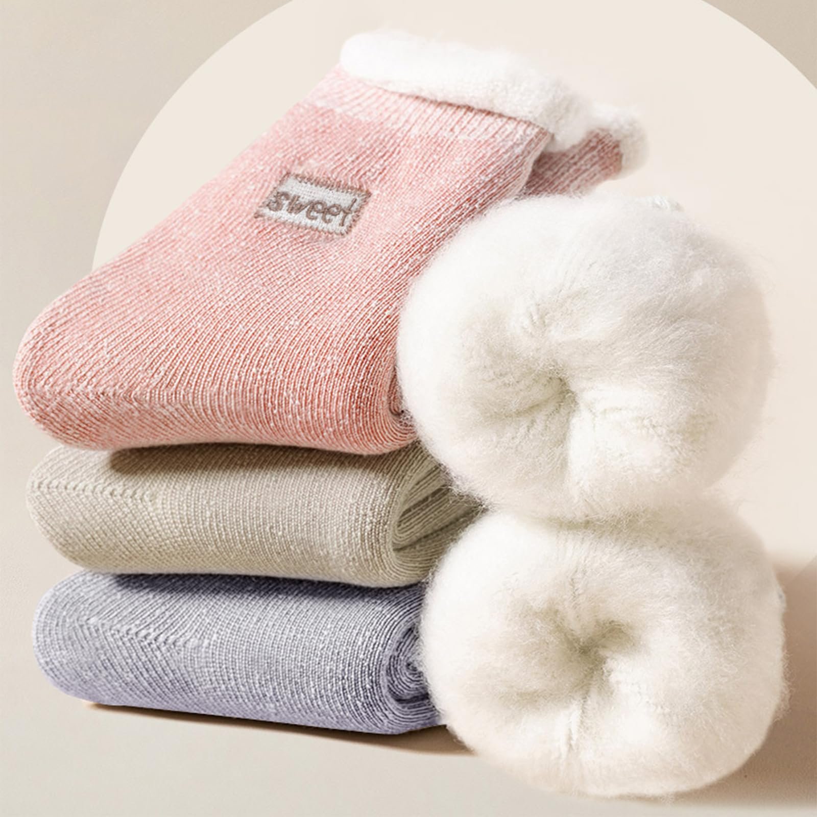 Пушистые носки женские Cuddly Socks, теплые носки для дома, кровати, зимние носки для девочек, размер 37-42, фото №4