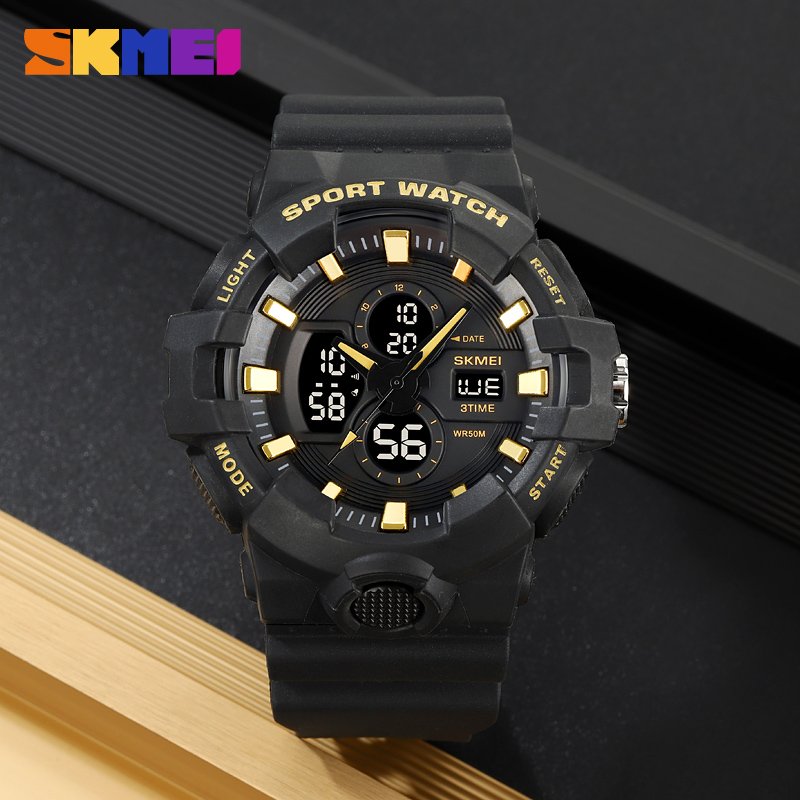 Годинник Skmei 2117BKGD Black-Gold, фото №4