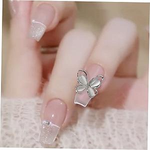 Украшения для ногтей Healeved 30 шт., золотые стразы, ювелирные изделия для ногтей, камни для ногтей, золотые украшения для гелевых ногтей, бабочки для нейл-арта, подвески для самостоятельного изготовления, 3D synthetic.ua - Фото 1