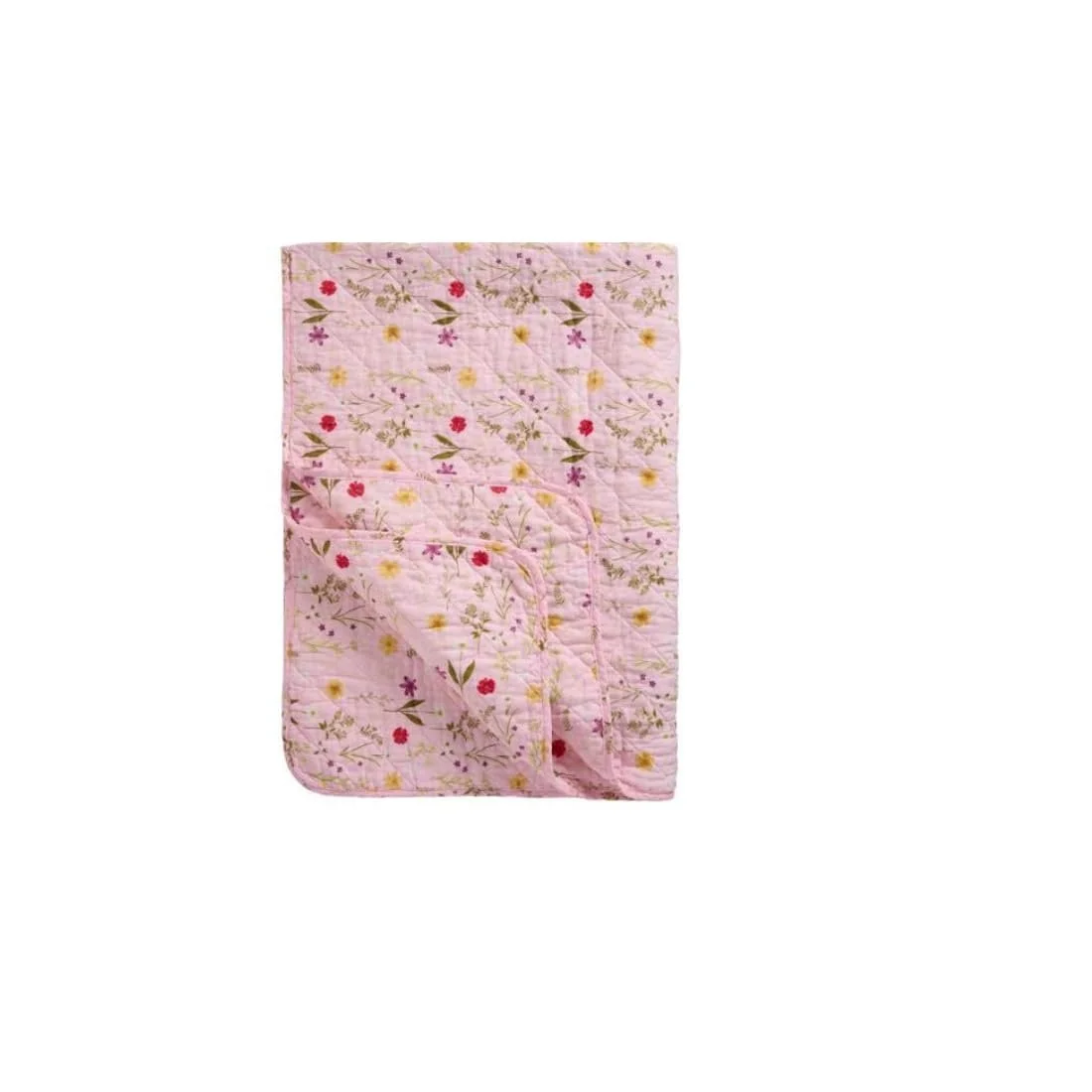Покривало IB Laursen Квітковий візерунок Рожевий, 130 x 180 см, фото №1