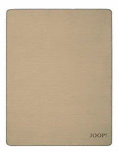 Покривало Joop! Melange Doubleface I Fluffy Soft Cuddly Cashew Chestnut I Бавовняна Покривало в стилі меланж synthetic.ua - Фото 1