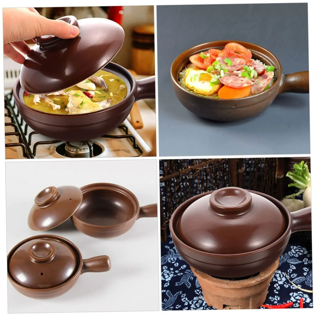 Ківш жаровня VALICLUD літієвий керамічний термостійкий для рису та супів, фото №9