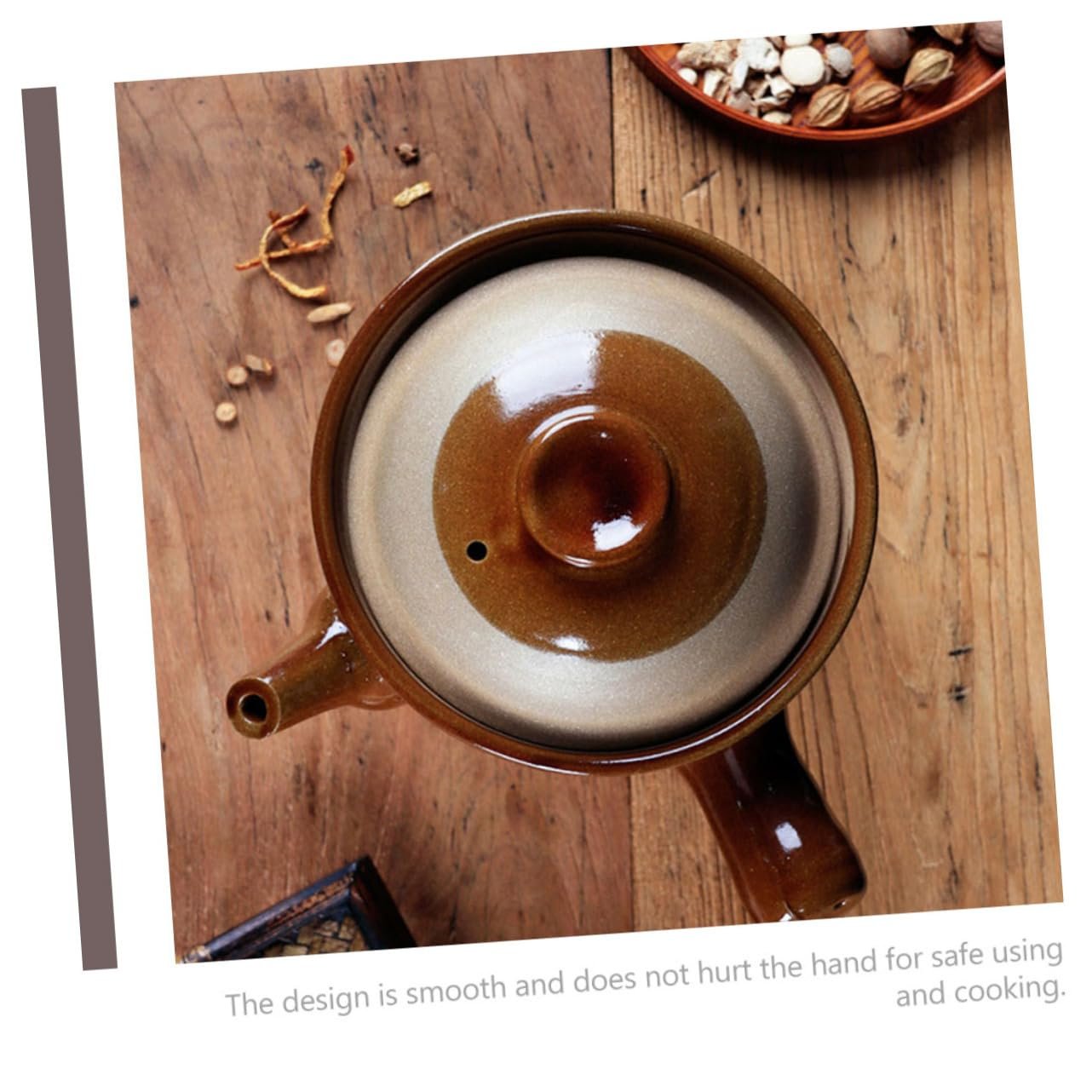 Глиняний горщик Sosoport традиційний китайський для трав термостійкий для газових плит, фото №6