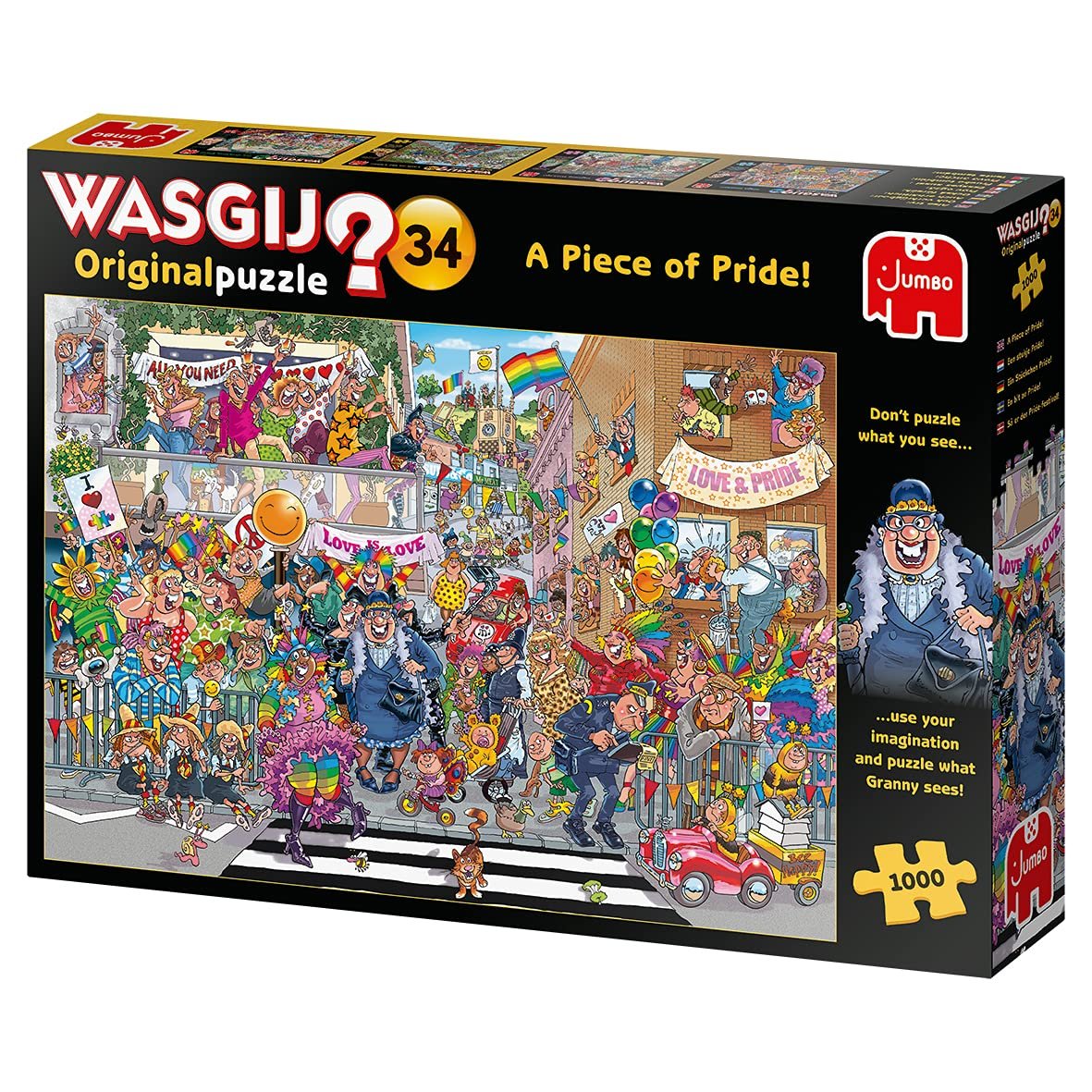 Пазл Jumbo Spiele Wasgij Original 34 A Piece of Pride 1000 елементів від 10 років, фото №4