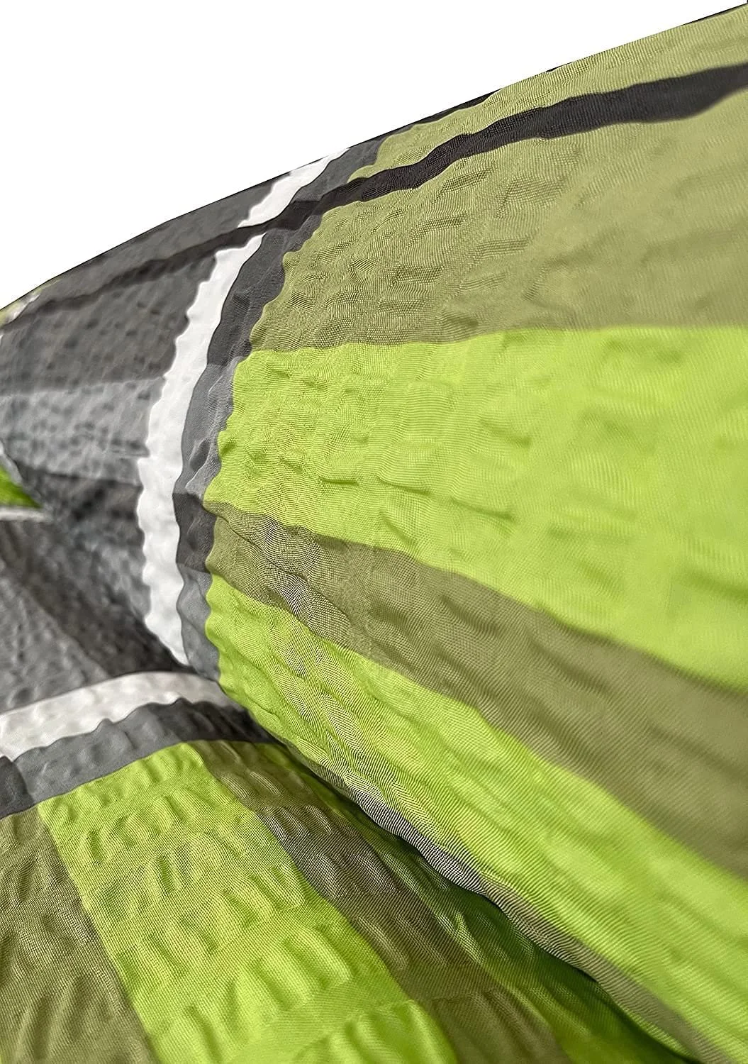 Комплект постельної білизни Leonado Vicenti Seersucker 4 предмети 155 x 220 см 80 x 80 см у смужку Зелений Сірий на блискавці, фото №3