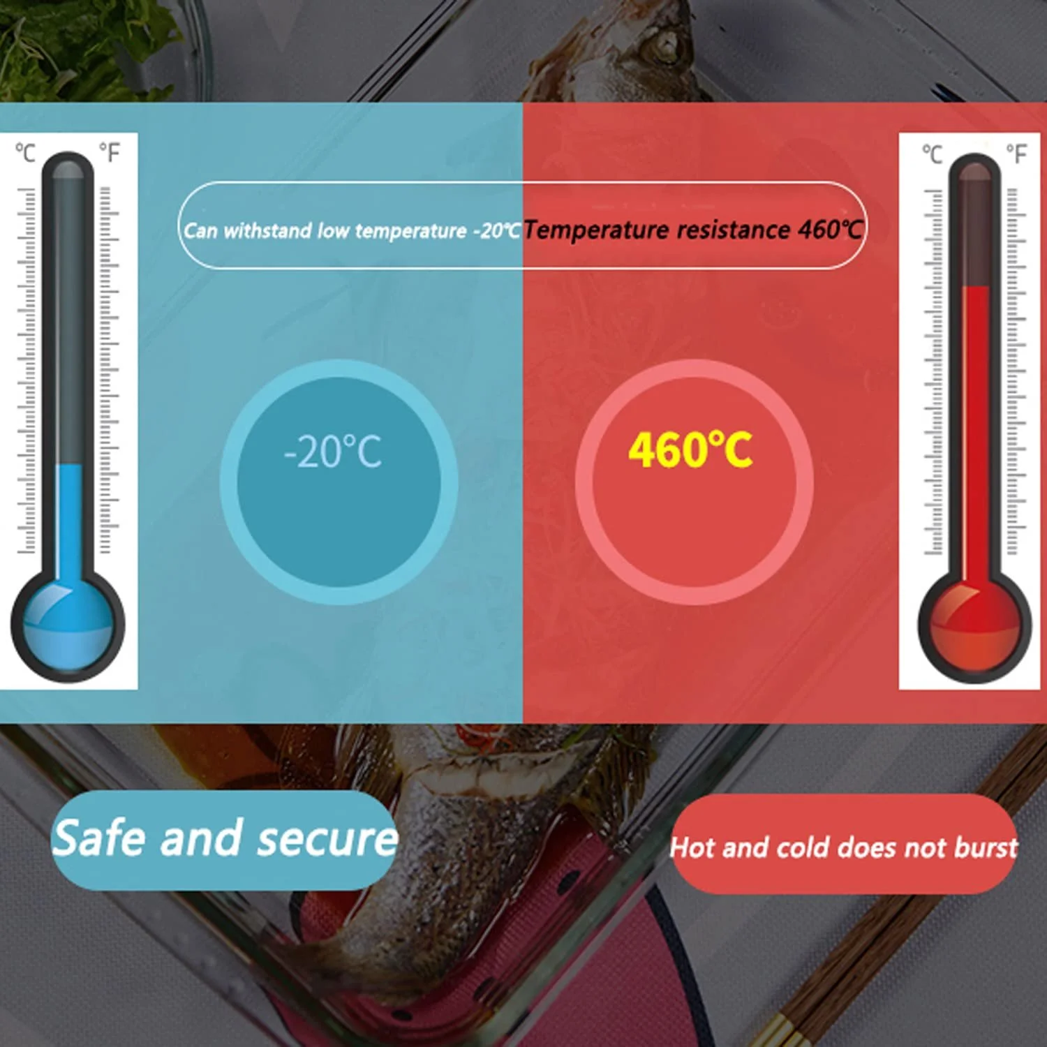 Форма для запікання овальна з кришкою Прозоре жаростійке боросилікатне скло, фото №7