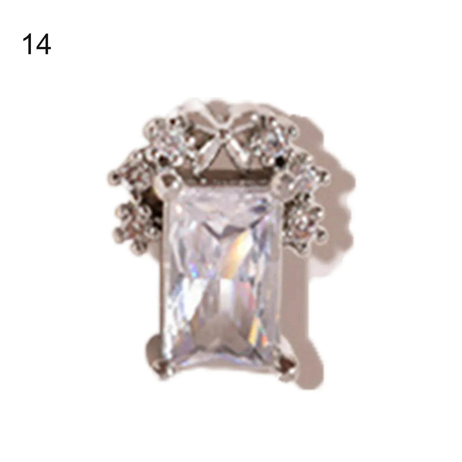 Прикраса для нігтів Бантик Морська зірка Стрази Самоцвіти Перли для нігтів #5, фото №5