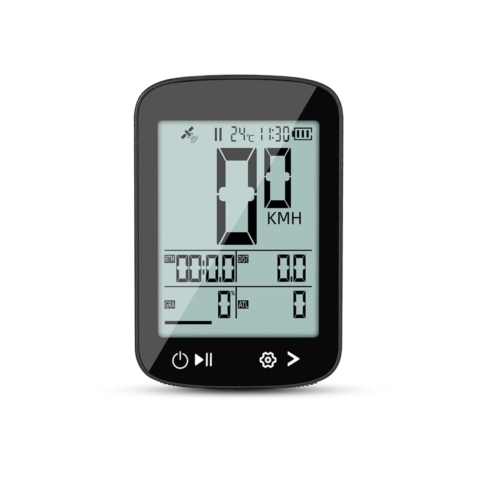 Велокомпьютер беспроводной 2.4 Inch Waterproof Speedometer, фото №1