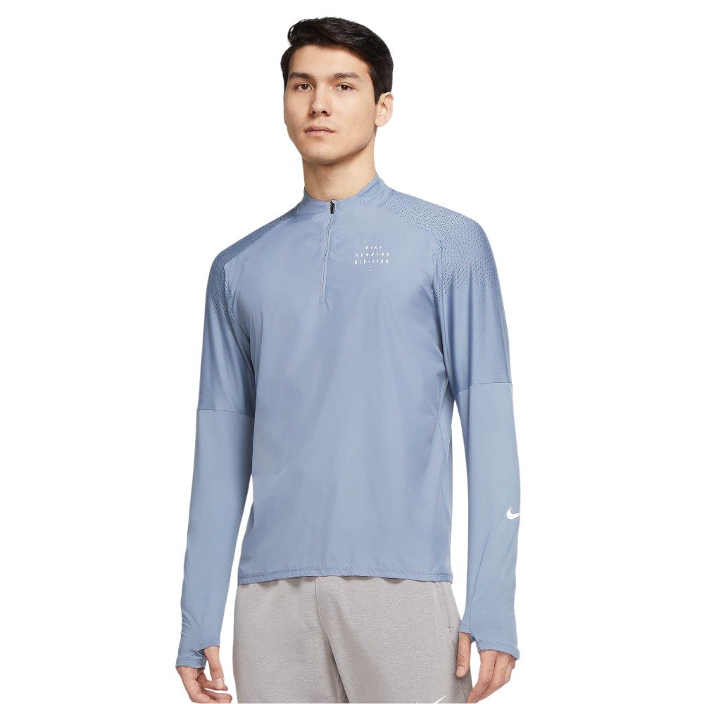 Джемпер NIKE DRI-FIT RUN DIVISION FLASH ELEMENT 1/2 ZIP SHIRT S, фото №2