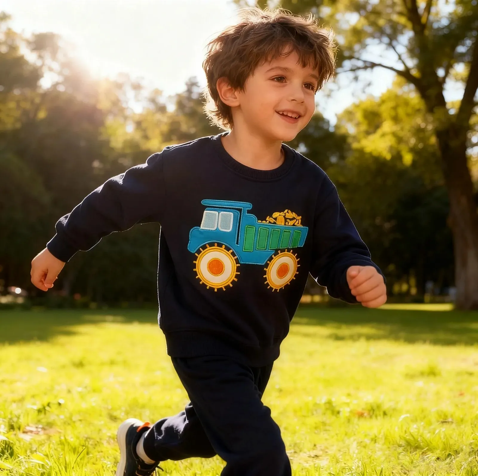 Світшот Codkkre для хлопчиків Бавовняний пуловер, фото №4