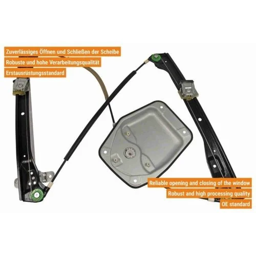 Склопідйомник VAICO V10-6298 Original VAICO Quality для SEAT SKODA VW VAG, фото №2