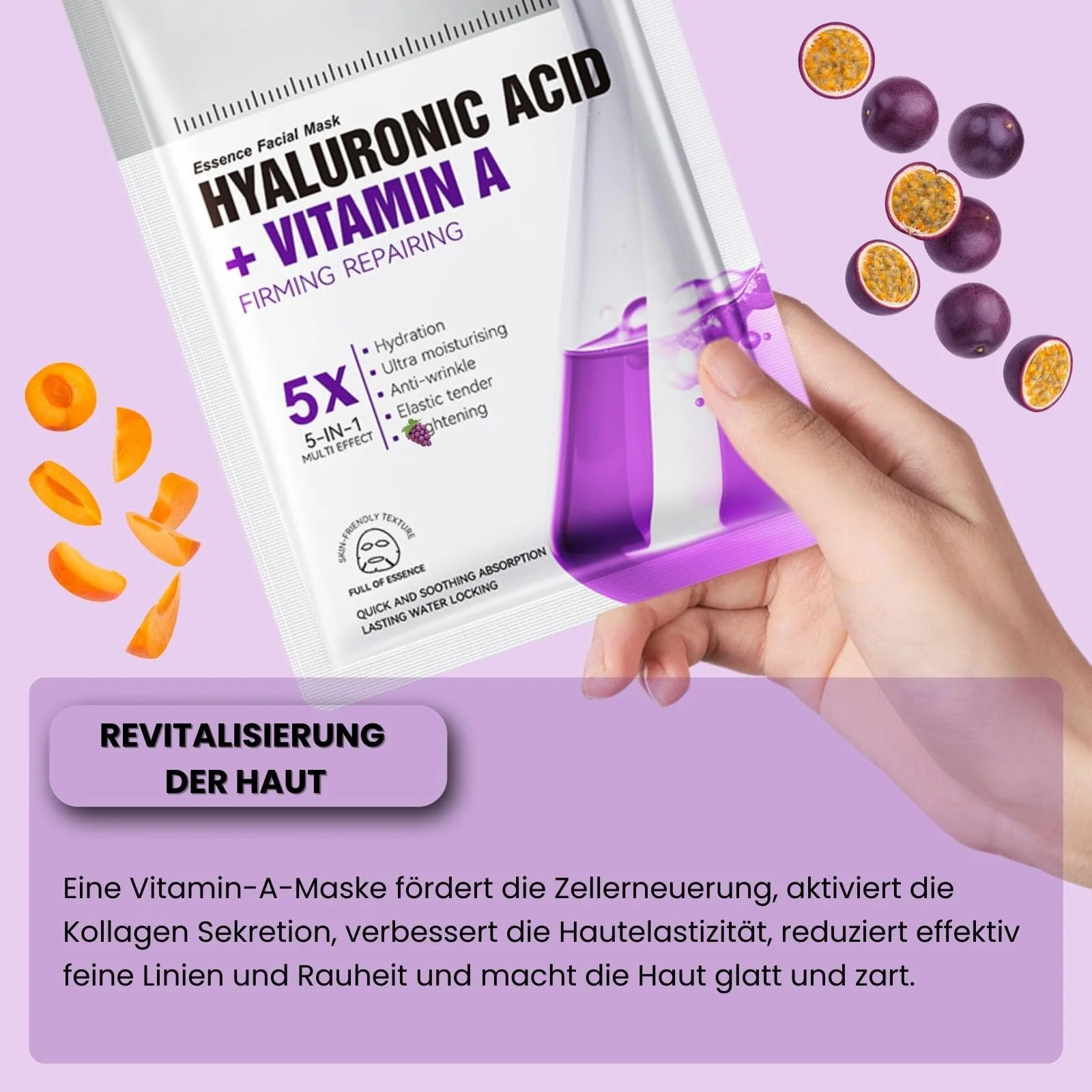 Маска для обличчя для розгладження та омолодження, фото №6