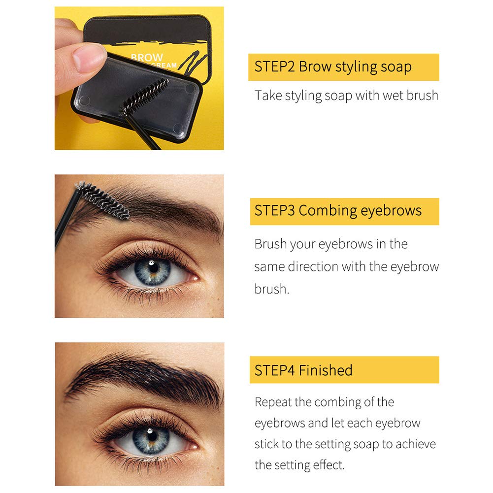 Віск Hilai Eyebrow Gel Soap Brow Adjustment Waterproof Natural, фото №3