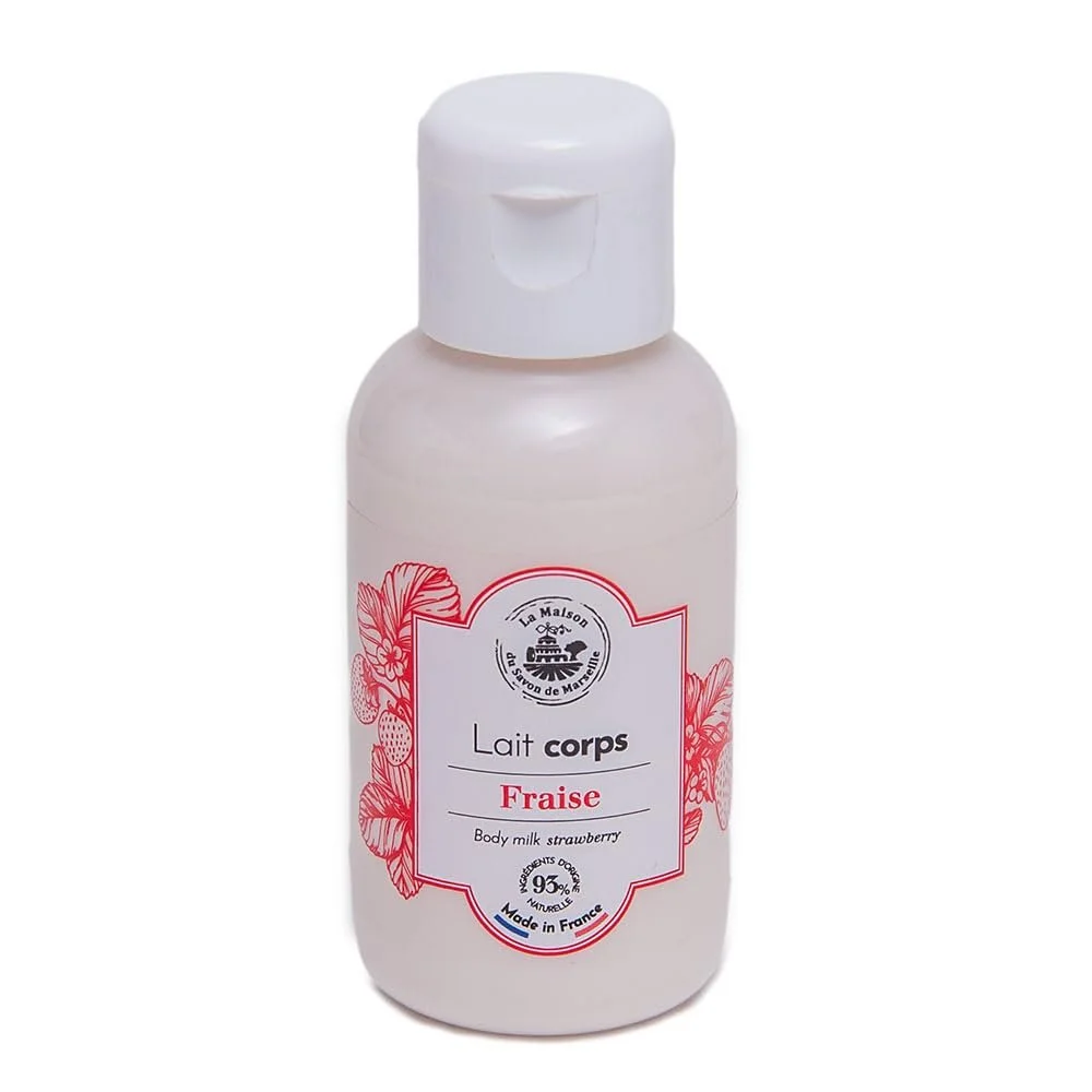 Лосьйон для тіла La Maison du Savon de Marseille Полуниця, 50 мл, 3 шт в упаковці, фото №2