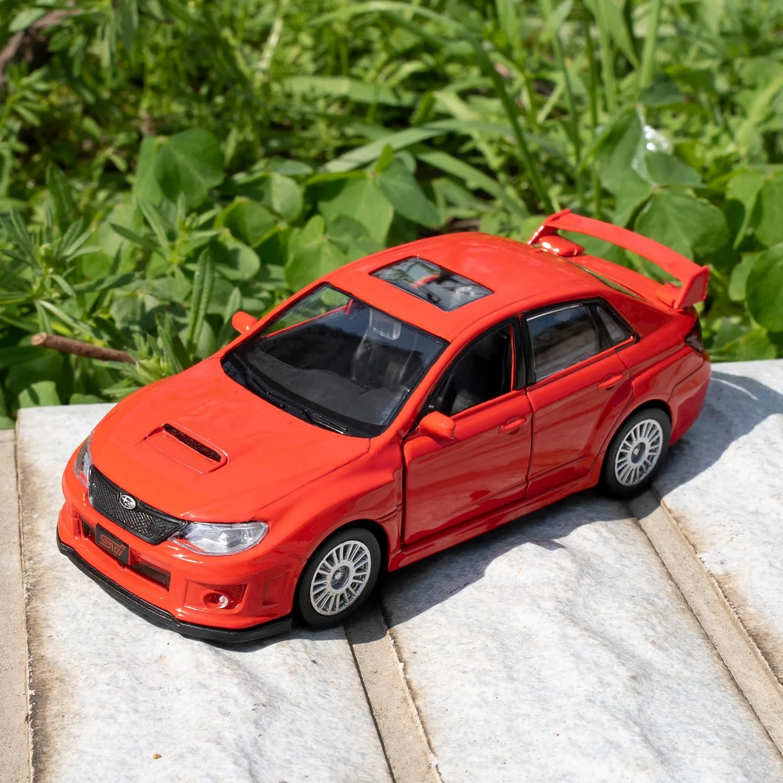 Модель автомобиля Subaru WRX STI 2010, 1/36, игрушечный автомобиль из алюминия с функцией ралли, игрушечная модель для досуга, автомобильные подарки для мальчиков и девочек, красный, фото №7