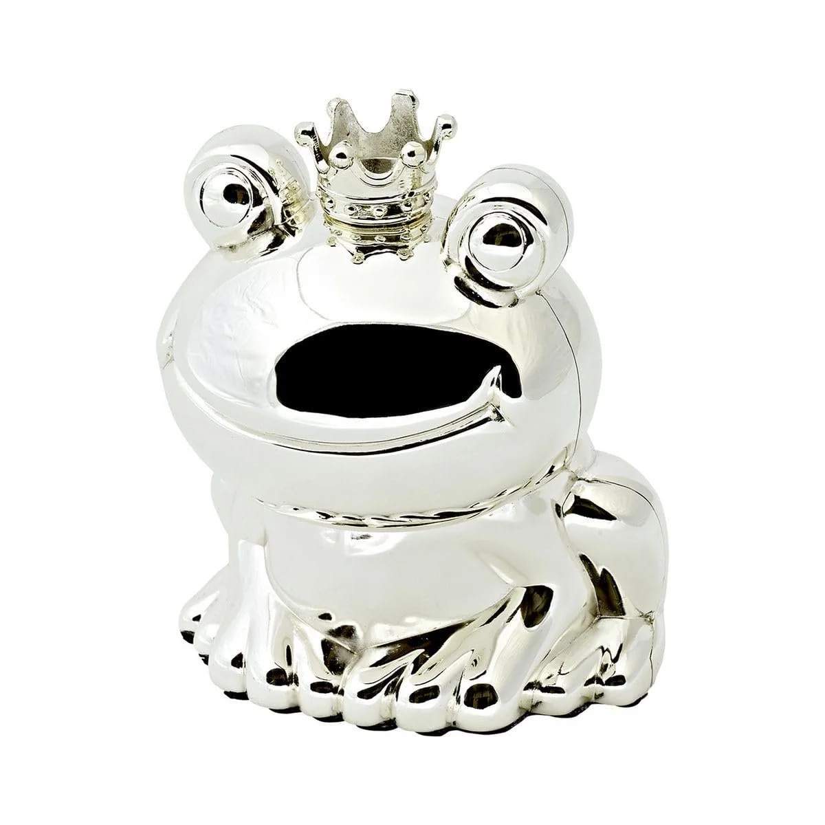 Скарбничка ED2756 Король-жаба Посріблена 9 см, фото №1